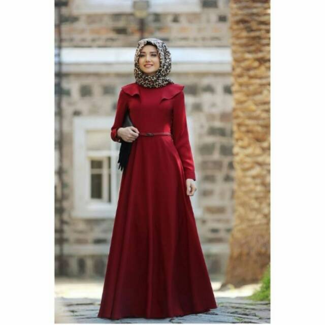 LONGDRESS MUSLIM / HIJABERS WANITA / LONGDRESS MEWAH / BAJU UNDANGAN / LONG DRESS MUSLIMAH MODEREN