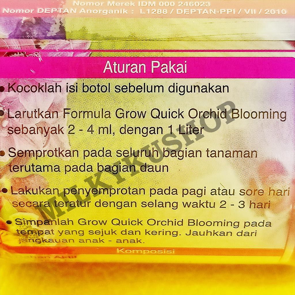 GROW QUICK S BAP 100 ML PUPUK HORMON