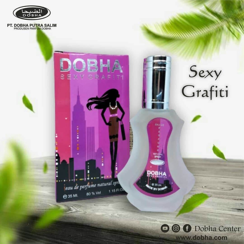 SEXY GRAFITI Parfum DOBHA Spray 35ml EDP Eau De Parfume Natural Spray