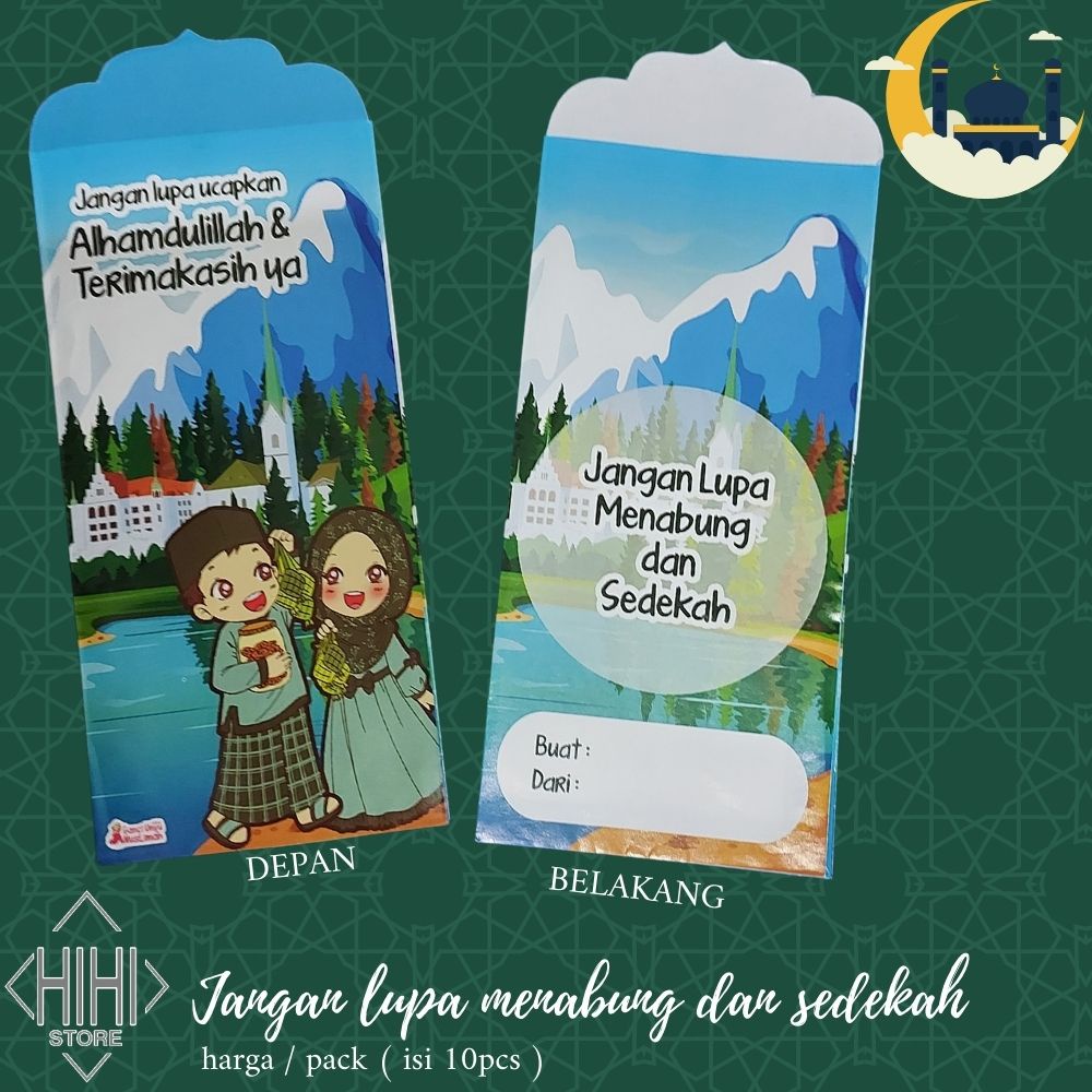 amplop lebaran / amplop idul fitri / angpao lebaran / amplop gambar