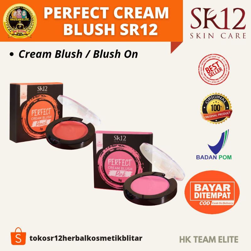 Jual PERFECT CREAM BLUSH SR12 / BLUSH ON Shopee Indonesia