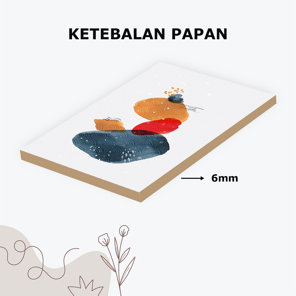 (COD) Hiasan Dinding - Pajangan Kayu Alfabet/Huruf BL02 - Walldecor