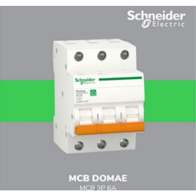 Mcb 3phase 6A/10A/16A/20A Domae Schneider