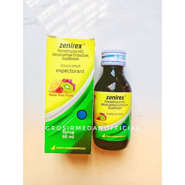 ZENIREX SIRUP - SYR OBAT BATUK PILEK - SYRUP ANAK DEWASA