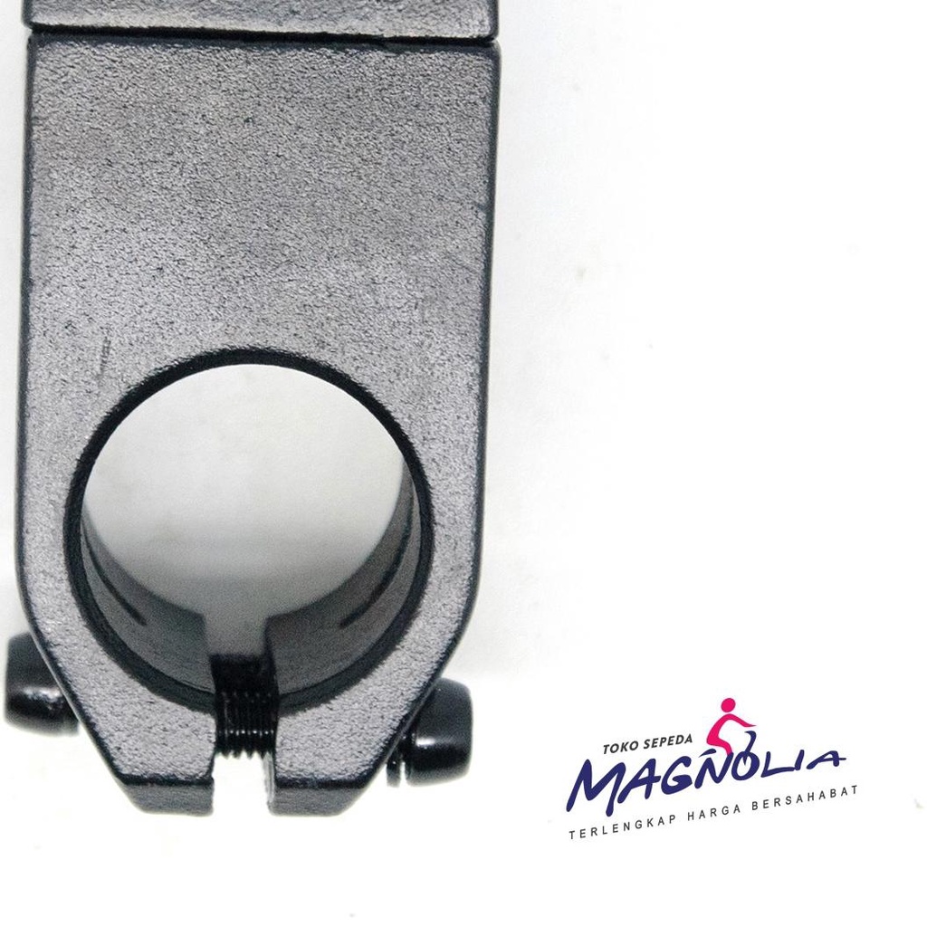 ✥ Stem Stang Stir Sepeda BMX 22.2 MM Steel Penjepit Tiang Stir Sepeda Merek Sakoni ♔