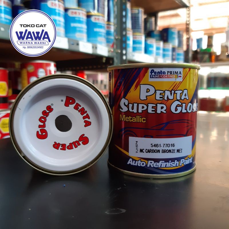 cat duco penta super gloss NC carbon bronze 77016 abu abu metallic 200g
