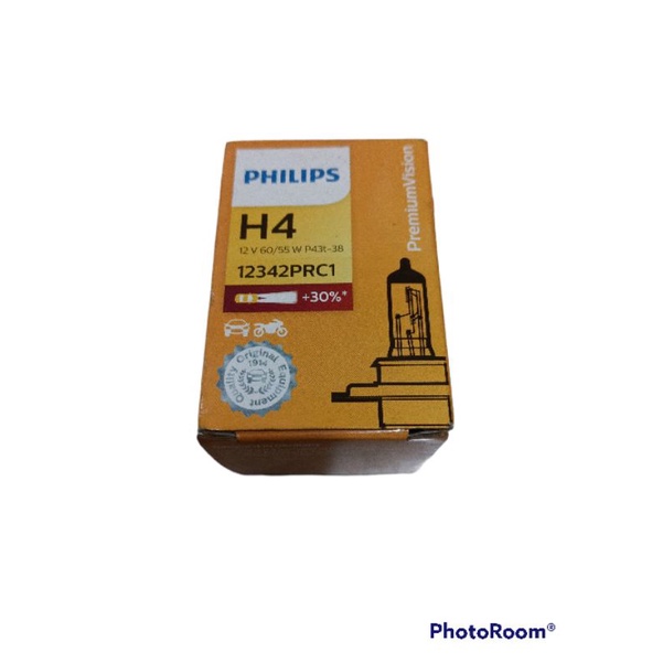 Lampu HALOGEN PHILIPS 12V 60/55W Mobil/Motor.