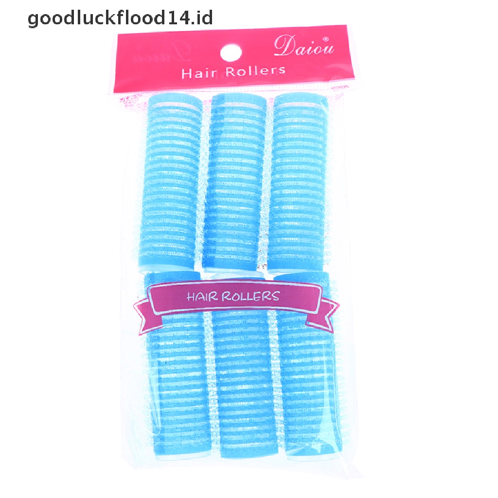 [OOID] Self Grip Rollers Cling Stick Hair Curler Curls Wave Styling Salon Setting Tool ID