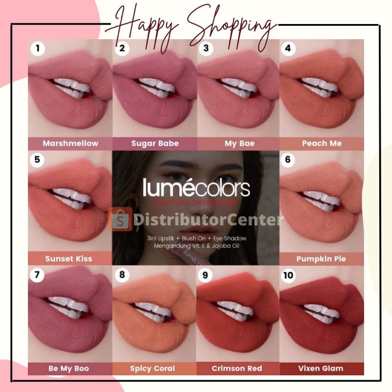 LUMECOLORS VELVET LIP MOUSE | LUMECOLOR LIP MOUSE | LIPMOUSE LUMECOLORS | LIPMOUSE LUMECOLOR| LUMECO