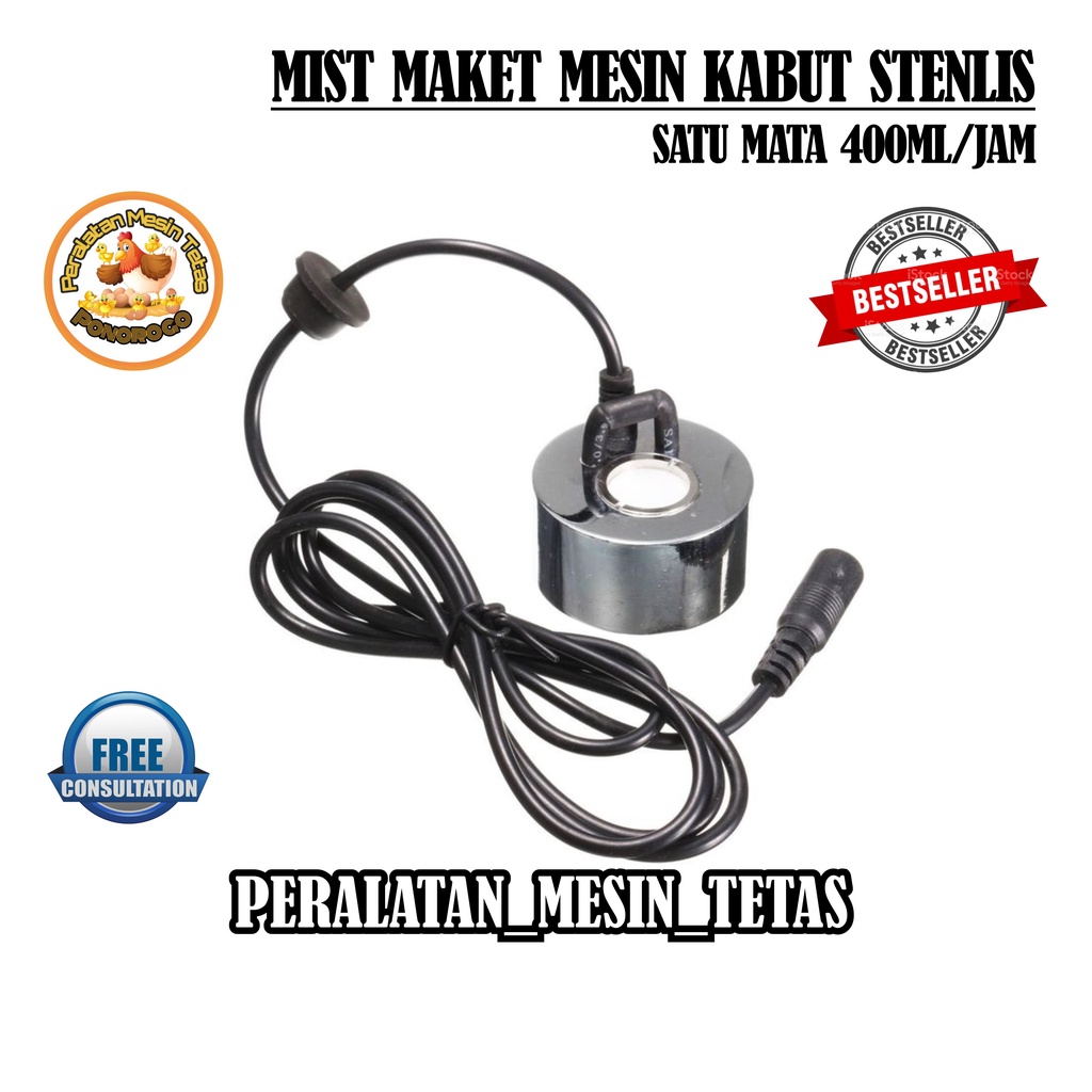 Mesin Kabut Mist Maker Humidifier Ultrasonic Stenlis