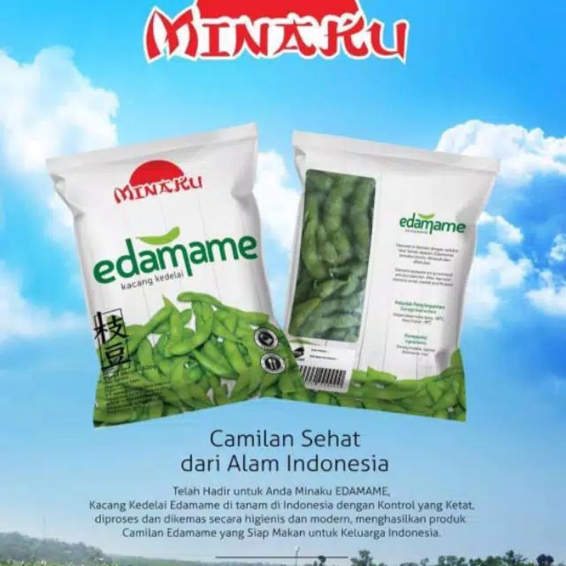 

MINAKU EDAMAME KEDELAI JEPANG PILIHAN FROZEN FOOD SURABAYA MURAH