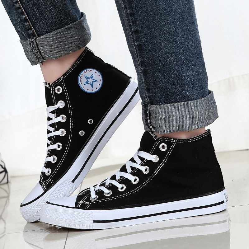 Sepatu Converse 36-43 Sol Karet Lentur Bahan Kanvas (Star 02)