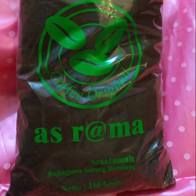 

Bubuk kopi original AS RAMA assalamah sarang