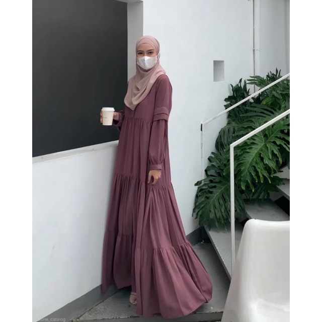 Jual Halwa Dress By Lalune Id Ready Shopee Indonesia