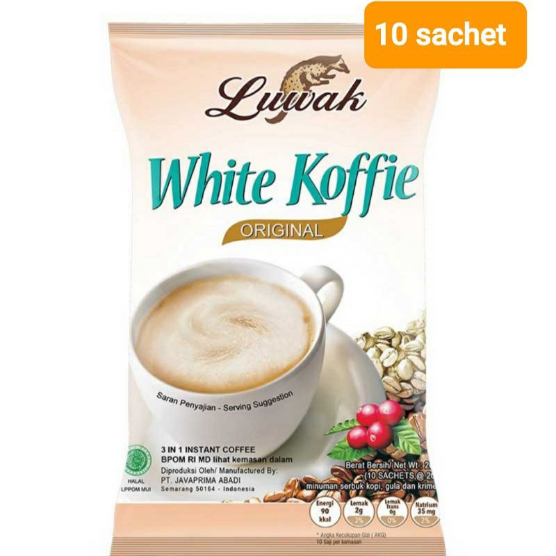 

luwak white coffee original 10pcs