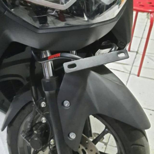 Breket Tempat Plat No Motor Yamaha Nmax 2020 - 2021