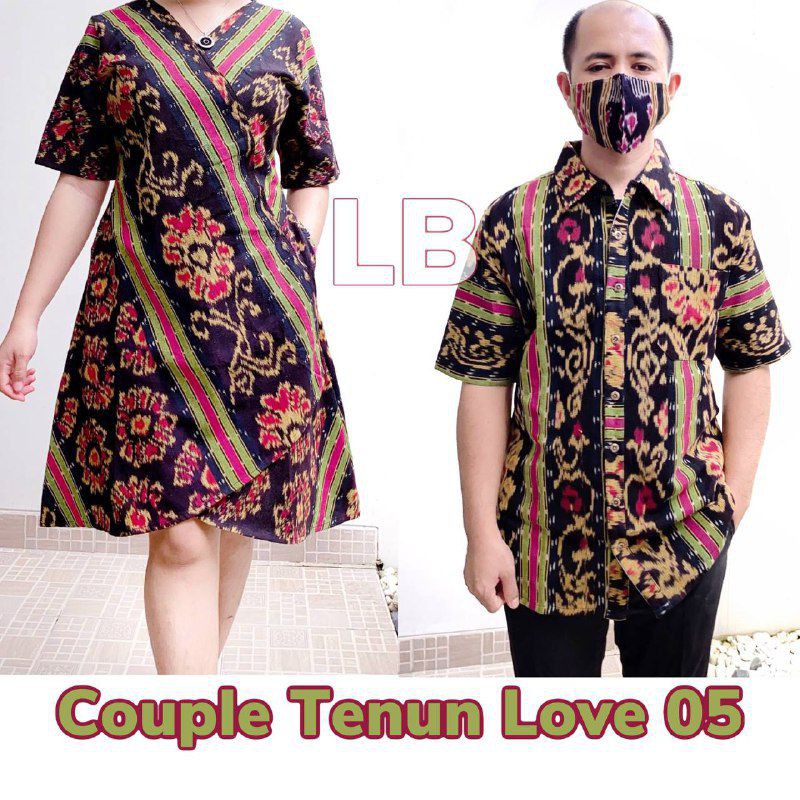 Couple tenun/Couple motif Jepara