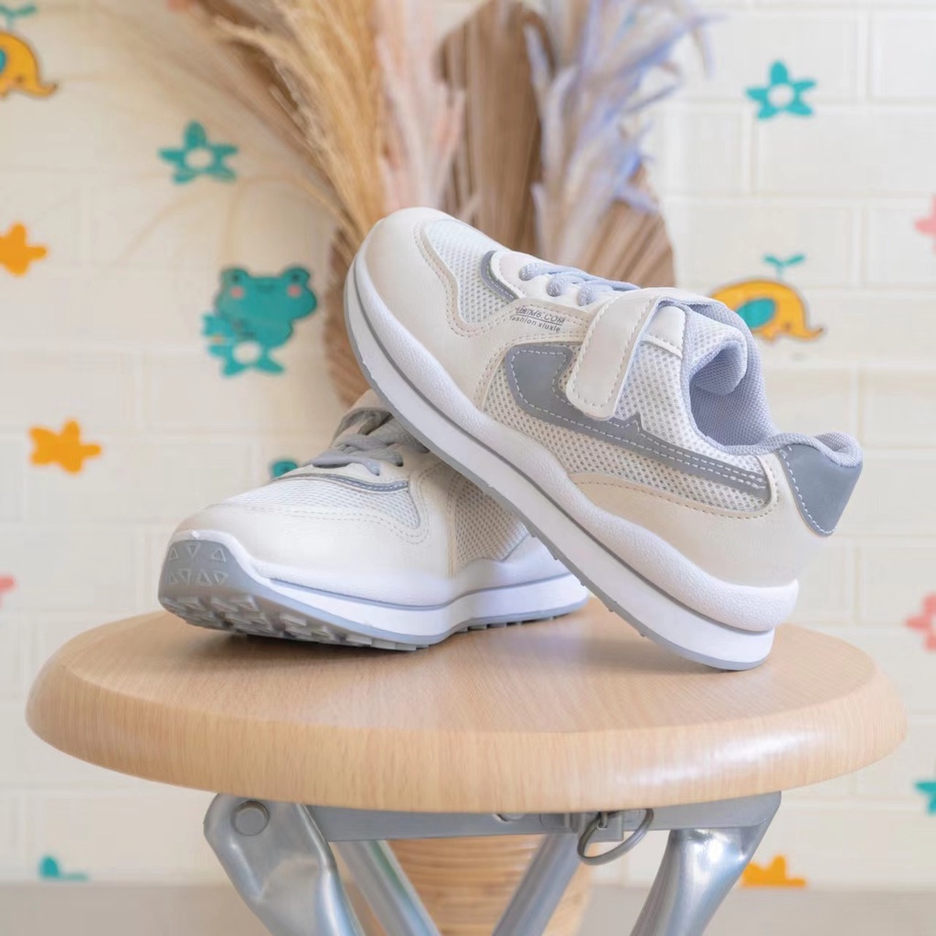 KF CAT Sepatu Sport Kets Sekolah Anak Laki-Laki Perempuan Model Terbaru  Import-6