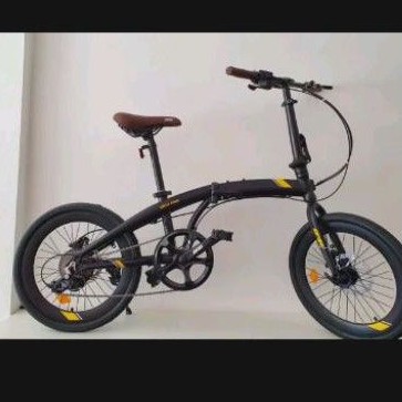 Sepeda lipat 20 bnb nich pro 9.1 alloy 9 speed rem hidrolik