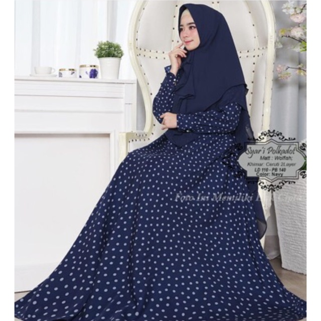 Gamis Monalisa Polkadot