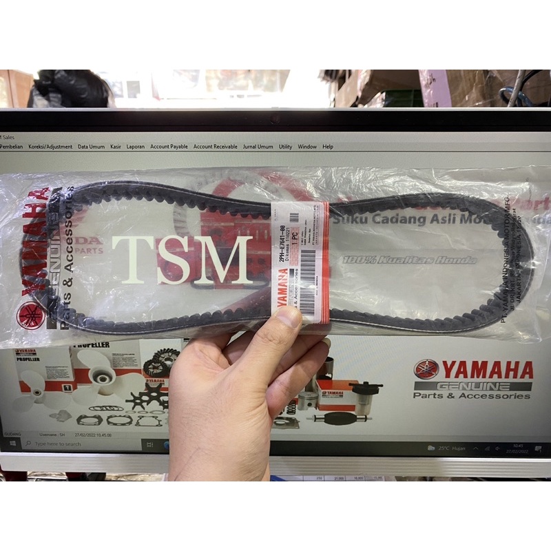 VAN BELT V BELT ONLY YAMAHA MIO M3,S,Z / SOUL GT125 / FINO 125/ FREGO 125 2PH 100% ORIGINAL