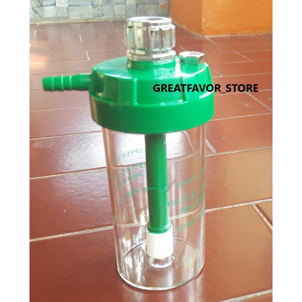 Botol regulator oksigen / botol humidifier oksigen