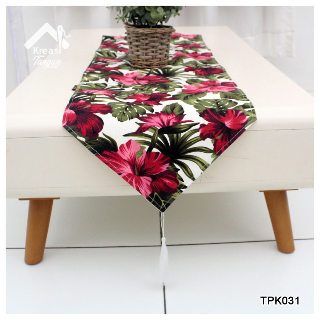 TAPLAK MEJA CANVAS MOTIF TPK031