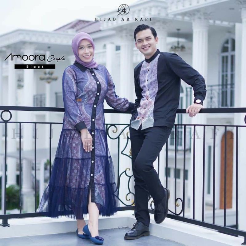 COUPLE AMOORA | KEMEJA AMOORA | DRESS AMOORA ARRAFI