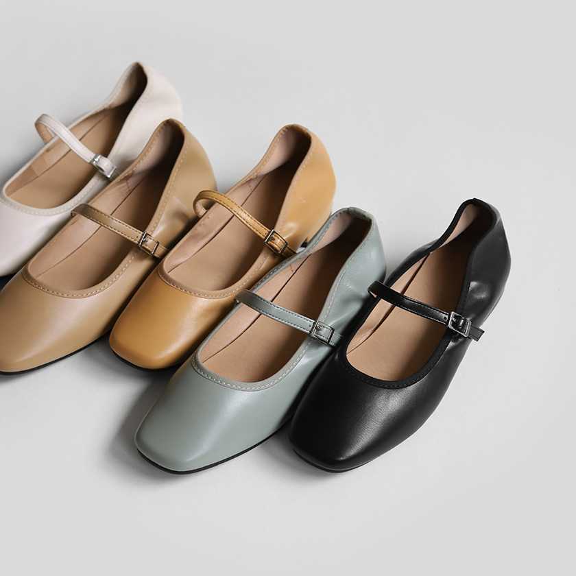 [PO] Charlotte Mary Jane Flat Shoes  SEPATU SAPPUN (ORI KOREA)  **BACA DESKRIPSI**