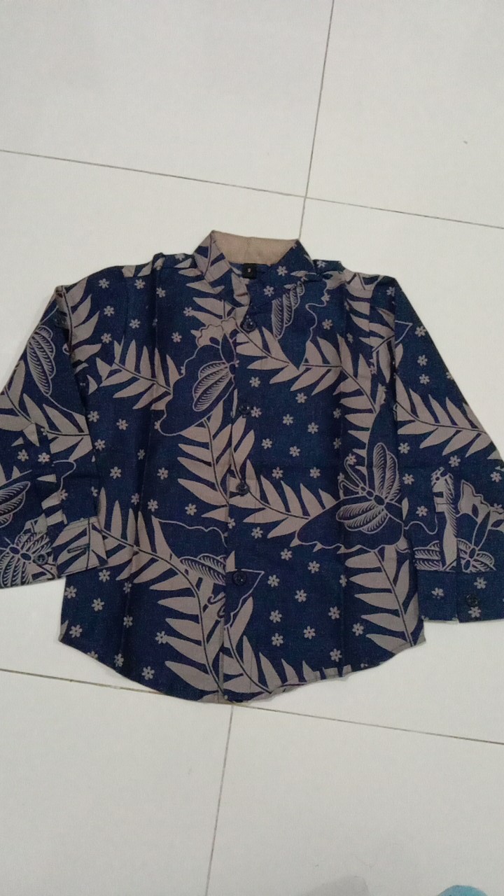 Batik Anak Laki-laki Lengan Panjang Premium