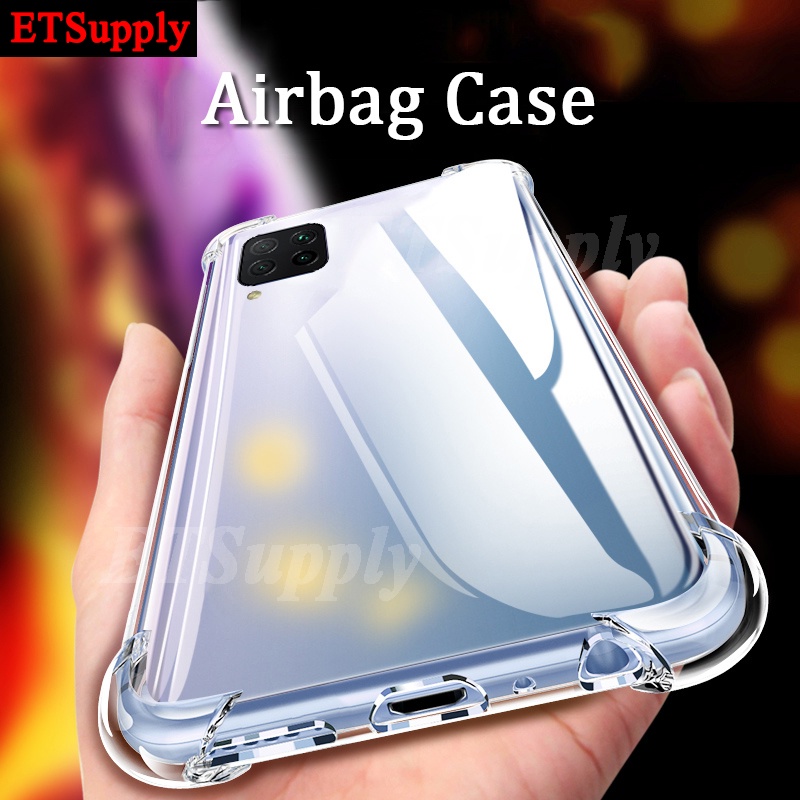 Phone Cases for Samsung Galaxy M33 Back Cover Airbag Silicone Clear for Samsung Galaxy M33 Casing