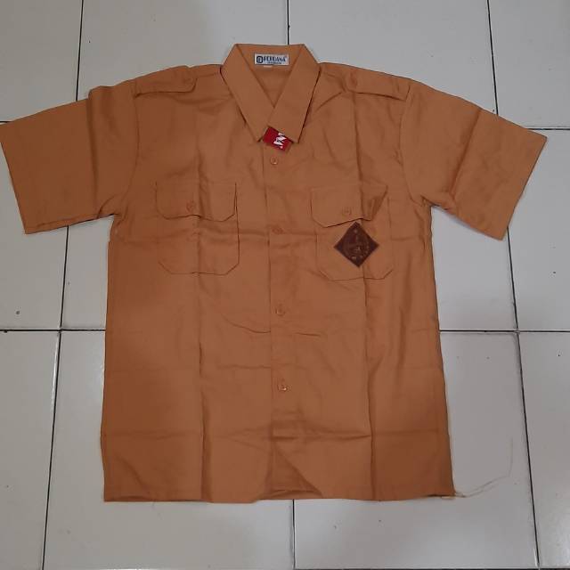 Baju Seragam Pramuka Penggalang Saku 2 Lengan Pendek SMP / MTS / SMA / MA