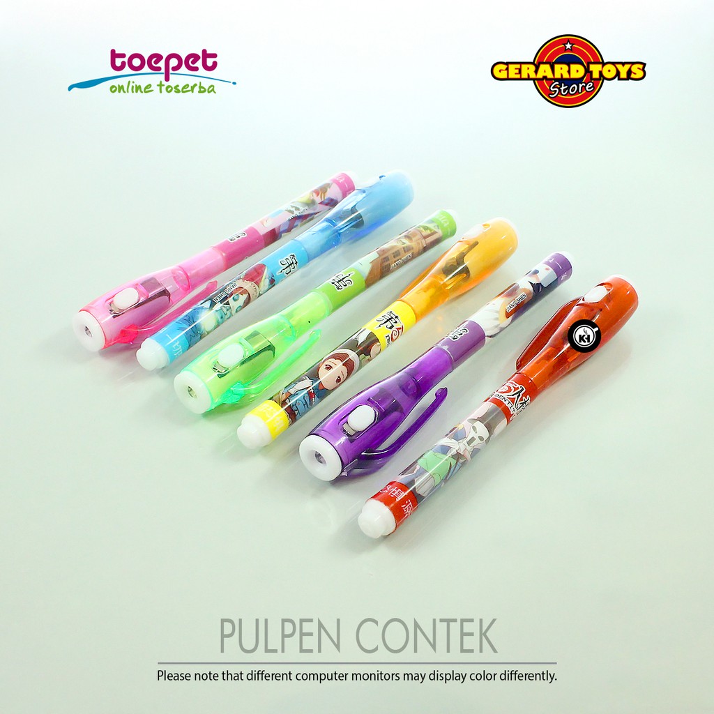 

Stationery Pulpen Spidol Contek Tinta Rahasia + Senter Sinar UV MURAH KEREN