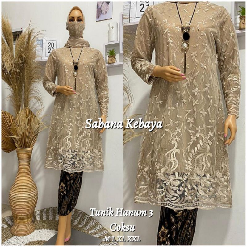 Atasan Kebaya Wanita Modern/Kebaya Promo/Kebaya Wisuda/Kebaya Atasan Saja Bisa COD-Gold