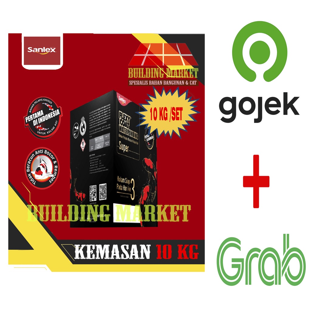 CAT KOLAM KOI FLEXYCOAT FLEXY COAT WATERPONDING FLEXYCOAT SUPER 10 KG