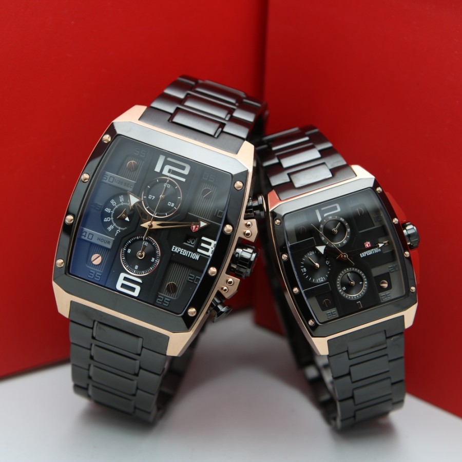 JAM TANGAN COUPLE EXPEDITION E 6636 HARGA SEPASANG ORIGINAL GARANSI RESMI 1 TAHUN
