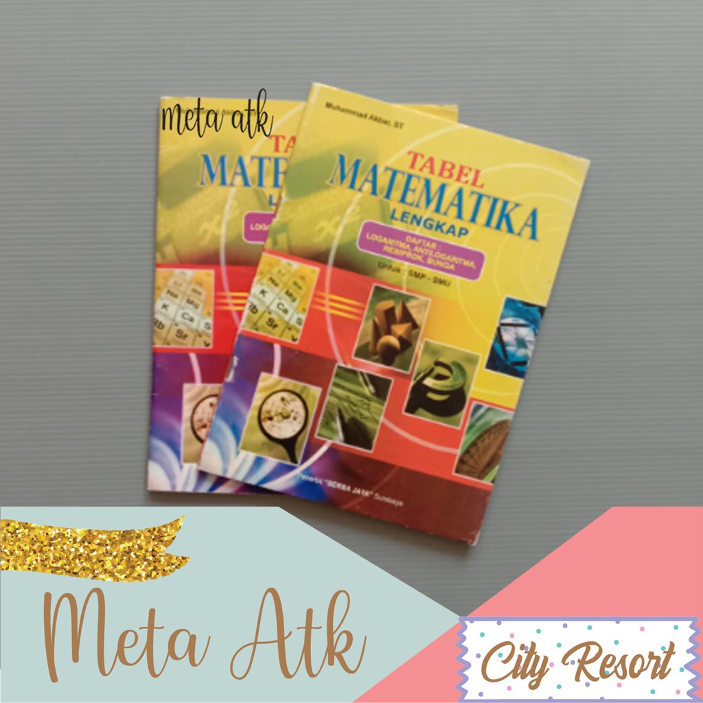 

Buku Tabel Matematika Lengkap
