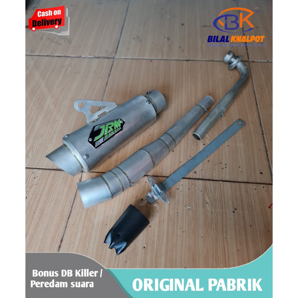 KNALPOT RACING JRM SUPRA X 125 - KARISMA LAS CACING TITAN