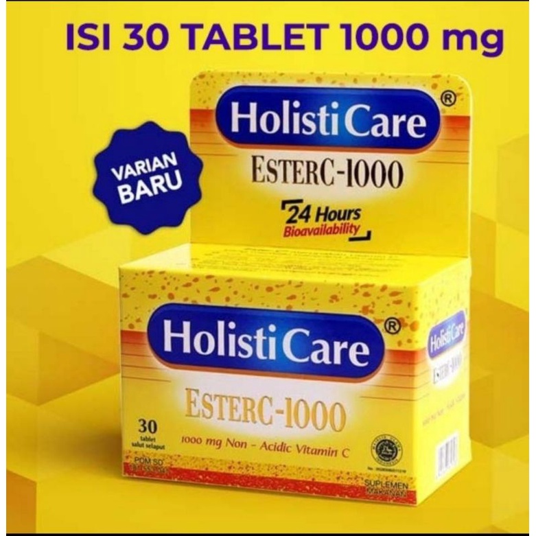 holisticare ester c 1000 mg 1 botol isi 30 tablet