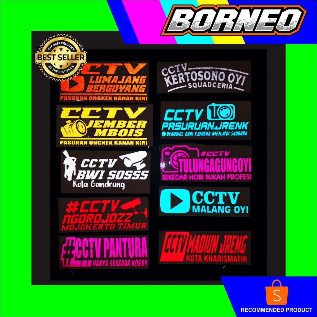 STICKER CUTTING CCTV MOBIL TRUK Shopee Indonesia