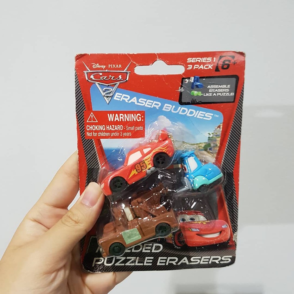 

Cars Puzzle Triple Pack Eraser