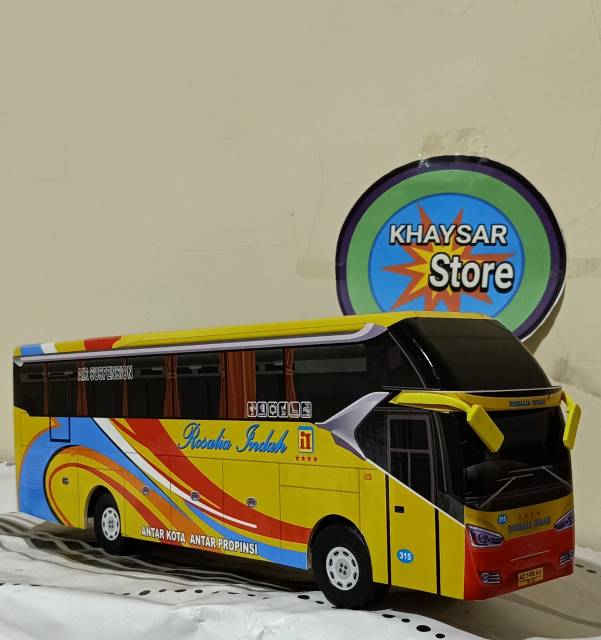 Miniatur Bus bis / mainan bus bis  ROSALIA INDAH Lagecy Sky SR2