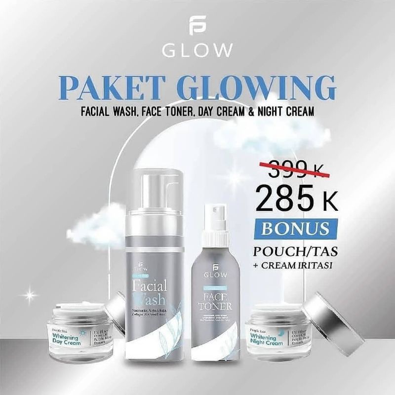 PS GLOW WHITENING / GRATIS KACA LIPAT-Ps Store Putra Siregar