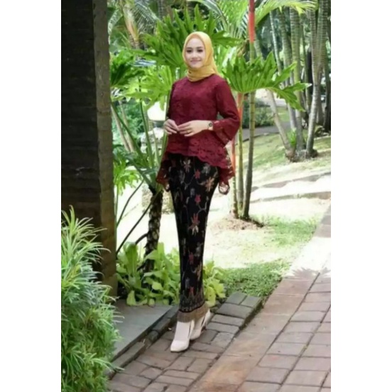 ROK Plisket batik motif / rok batik /  rok prisket /rok rempel / rok span / bawahan kebaya