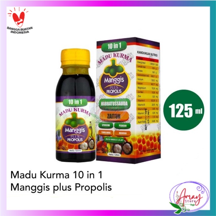 

MADU KURMA Xamthone plus 10 IN 1 MANGGIS PLUS PROPOLIS