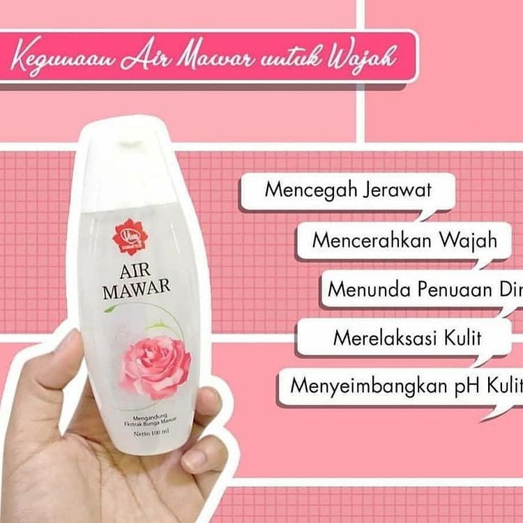 VIVA AIR MAWAR TONER WAJAH CLEANSER 100ML