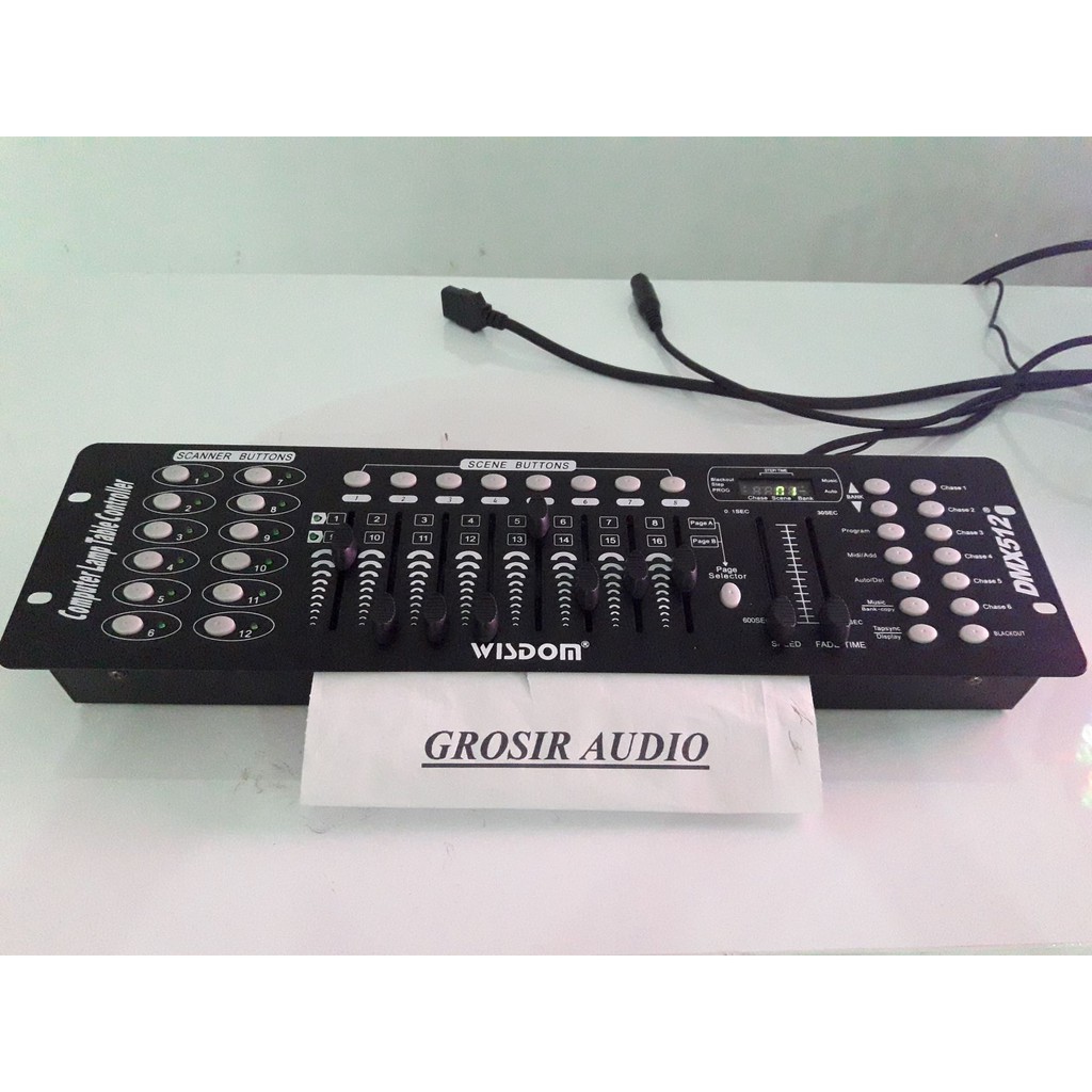 WISDOM MIXER LIGHTING/ LAMPU DMX 512