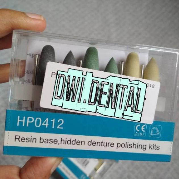 Dental bur poles akrilik, acrylic polishing kit