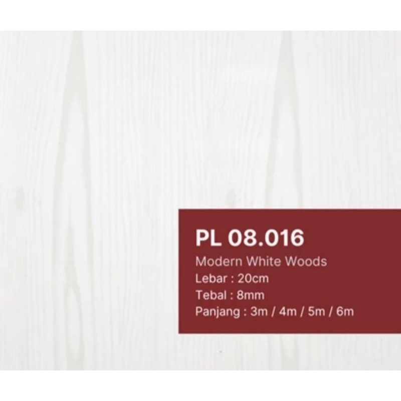 Shunda plafon serat kayu putih PL 08.016