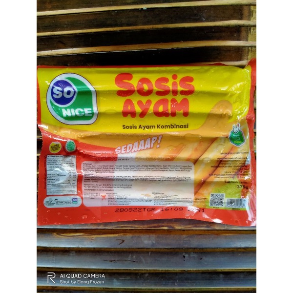 Sosis Ayam So Nice 375gr